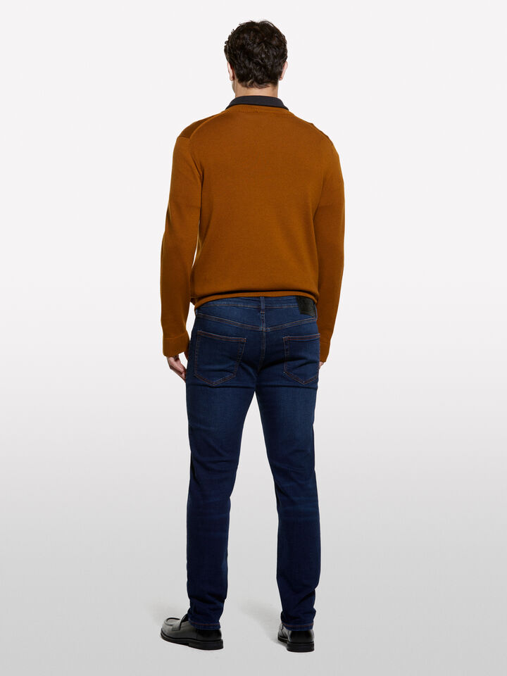 Bluejeans im Skinny Fit Style 73 - skinny fit jeans für herren - Dunkelblau | Sisley image number 2